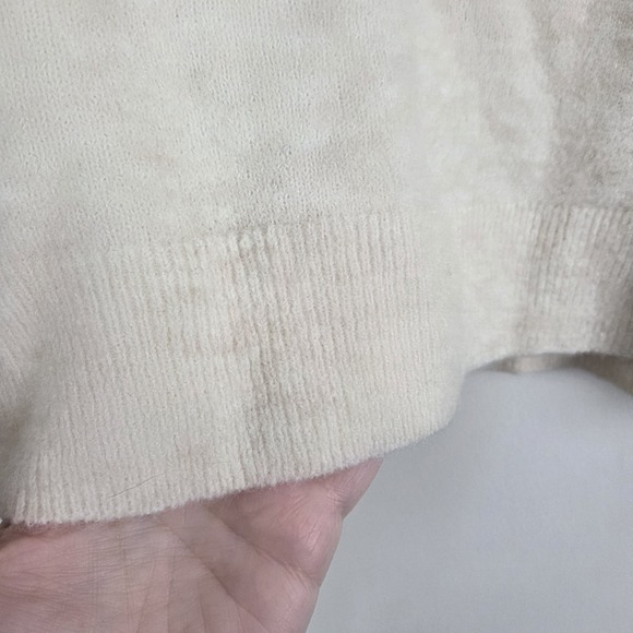 BABATON Sweater Hoodie Size XS Cream SOFT Morrison Pullover Alpaca Sweater - Picture 9 of 11